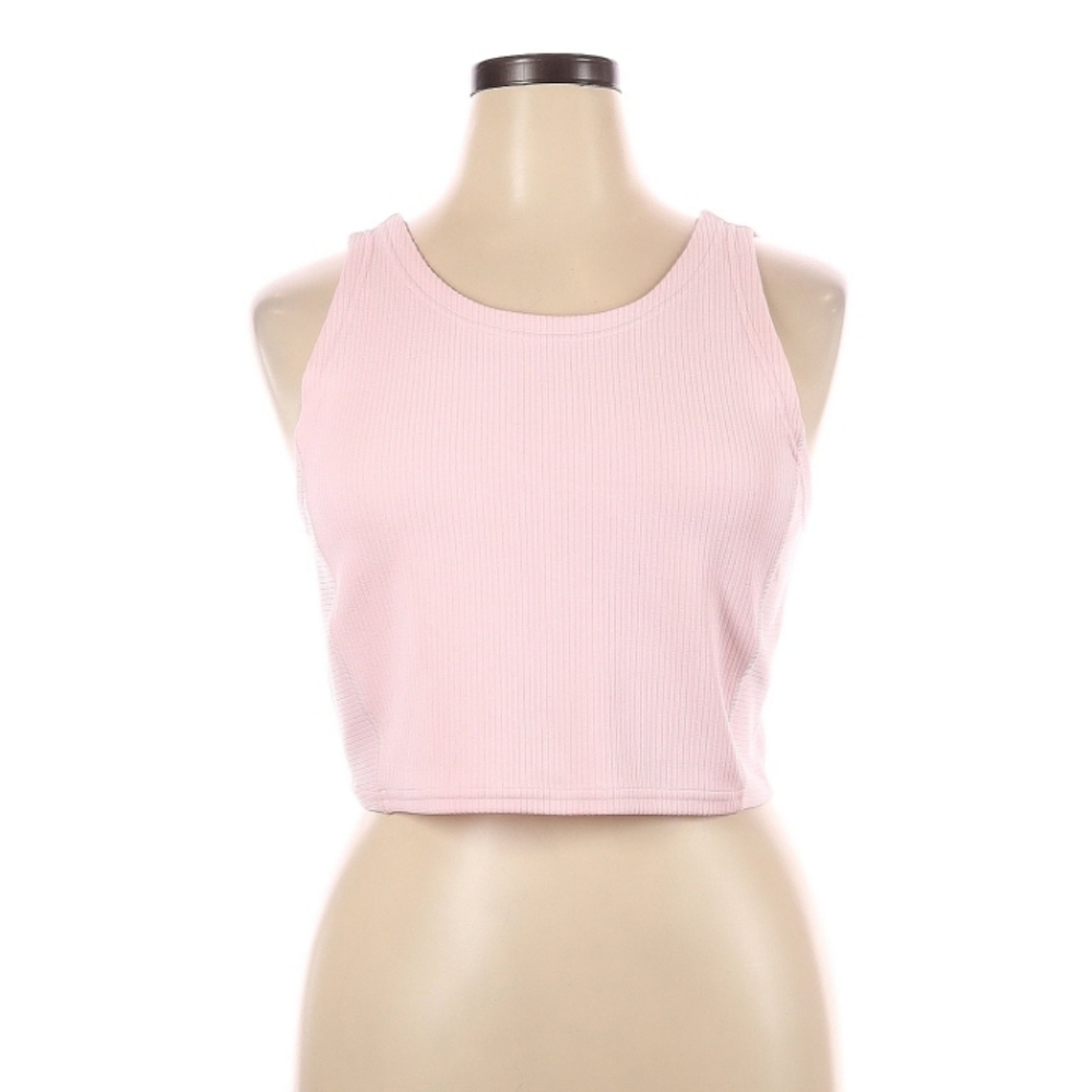 Lululemon Athletica Pink Crop Top Sz 14P